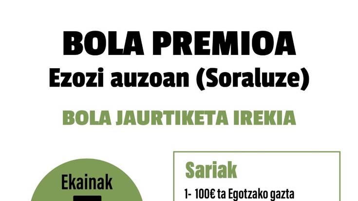 Bola premioa