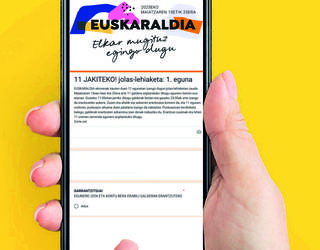 11 ikasteko jolas lehiaketa: 1. Eguna