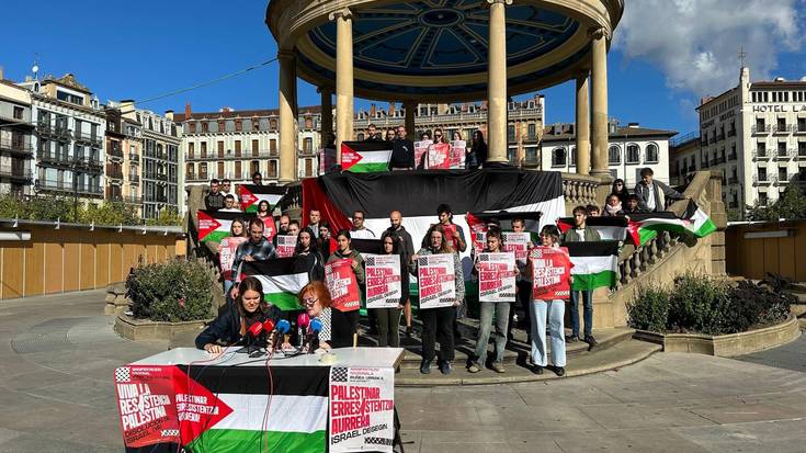 Palestinaren alde Iruñean egingo duten manifestaziora joateko autobusa antolatu dute