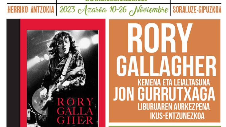 Jon Gurrutxagaren 'Rory Gallagher: Kemena eta leialtasuna'