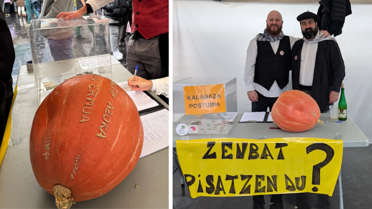 Berdinketa kalabazaren posturan