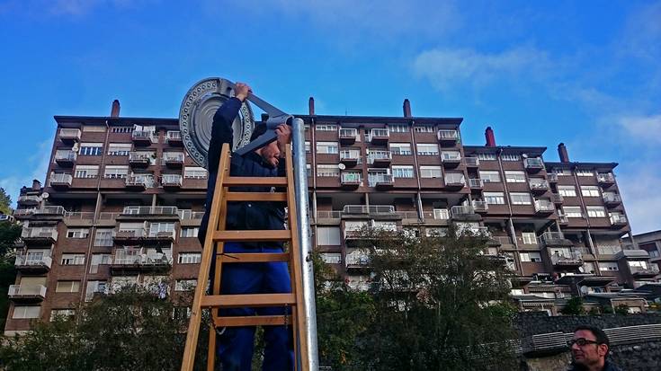 Urazandi auzoan 120 LED argi jarri dituzte