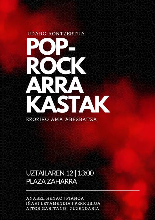 Kontzertua: 'Pop-rock arrakastak'