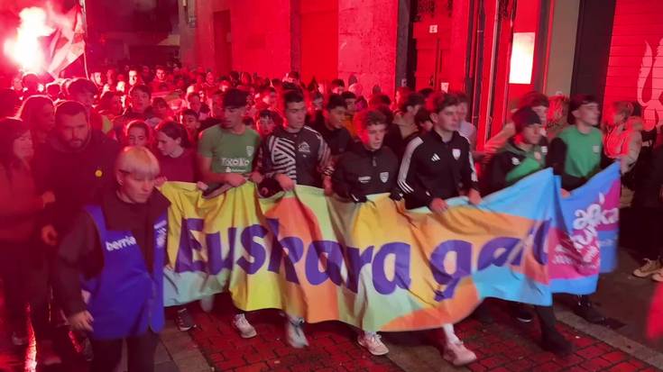 Soraluzen ere jendetza batu da Korrikara