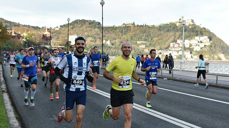 Plaentxiarrak Donostiako Maratoian