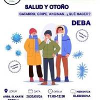 'Osasuna eta udazkena; katarroak, gripeak, anginak…zer egin?' tailerra