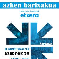 Elkarretaratzea: Presoen eskubideen alde (Sare)