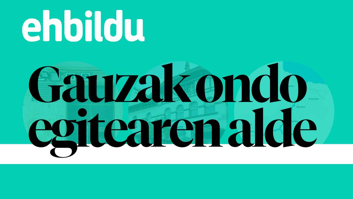 Gauzak ondo egitearen alde