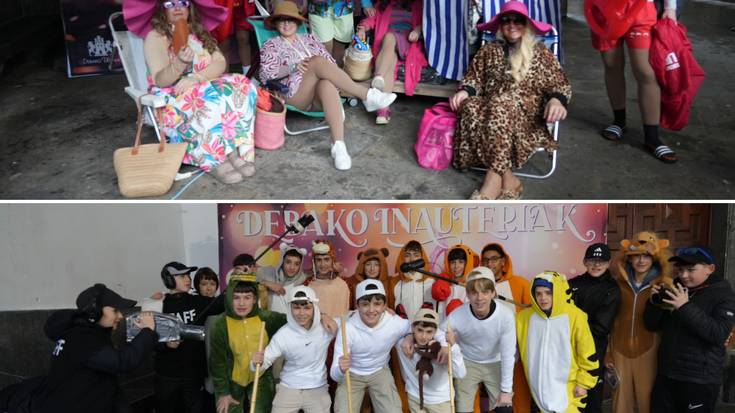 'Punta kaña hondartza' eta 'Frank de la Jungla' taldeek irabazi dute Debako mozorro lehiaketa