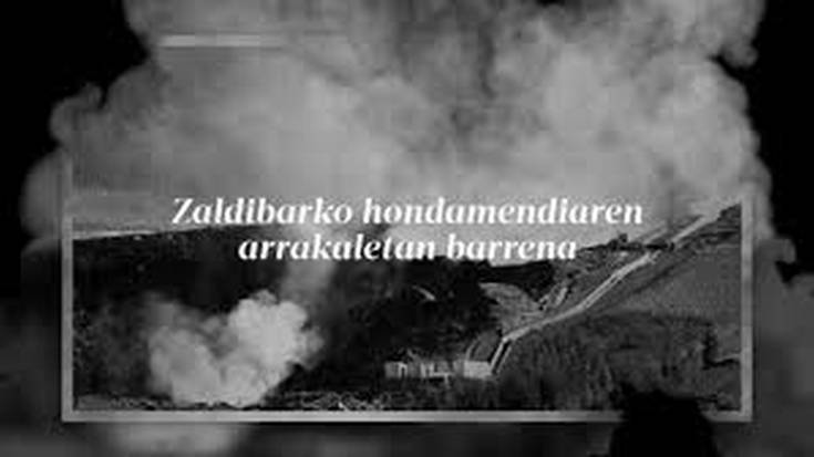 Zaldibarko hondamendiaren gaineko ikusentzunezkoa
