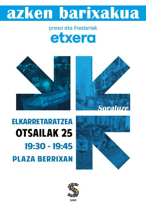 Elkarretaratzea: presoak eta iheslariak etxera