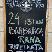 Barbakoa eta igel jokoa Asigor tabernan, gaur