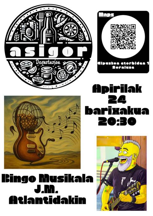 Bingo musikala J.M. Atlantidarekin