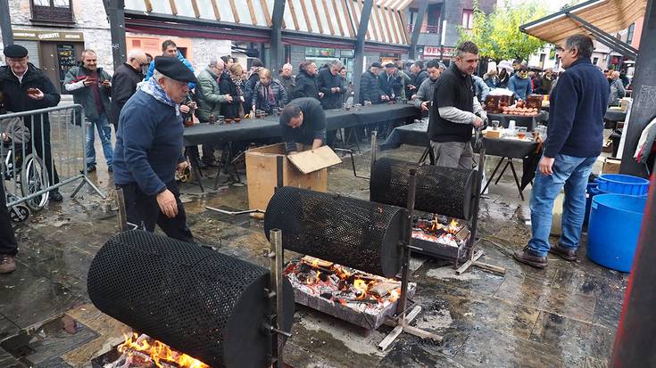 200 kilo gaztaina erre zituzten Magosto jaiaren barruan