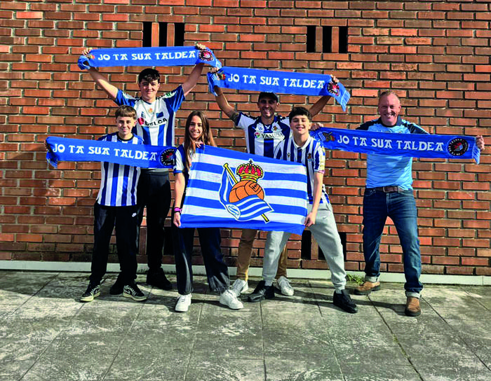 Egoitz Gurrutxaga (Elgoibar): "Aitarekin eta seme-alabekin joateak ilusio handia egiten dit; familian bizi dugu Reala"