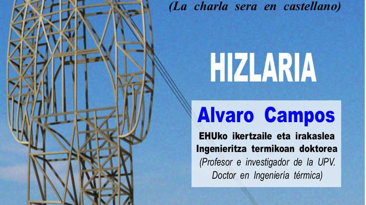 Hitzaldia: "Análisis crítico de la transición energética" Alvaro Campos