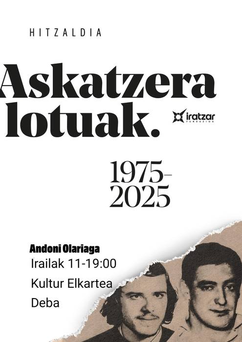 Hitzaldia: "Askatzera lotuak. 1975-2025"