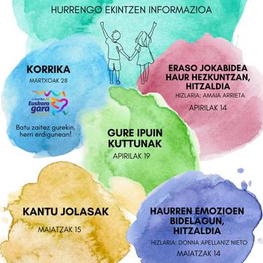 Udaberrirako proposamenak Katamarran Haur Txokoan