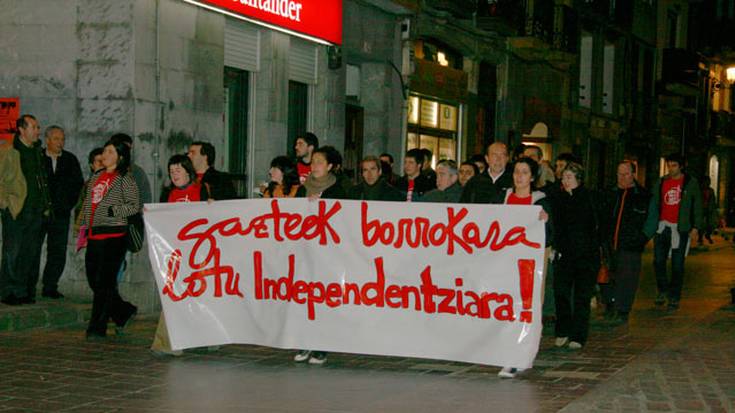 Gazte independistek manifestazioa egingo dute Borroka Egunean