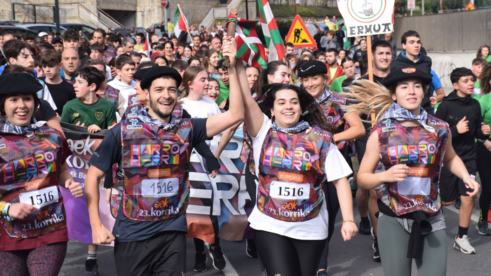 Korrika bi aldiz pasatuko da Debabarrenetik