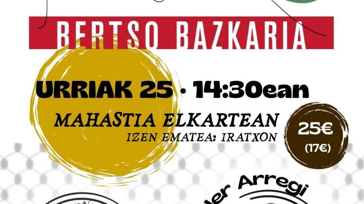 Bertso bazkaria: Miren Artetxe eta Maider Arregi