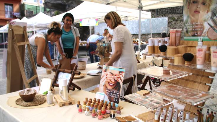 Denda barrukoak plazara, BizikaleFest azokan