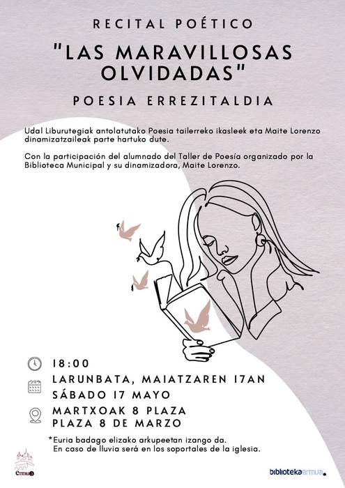 Poesia errezitala: "Las Maravillosas Olvidadas"
