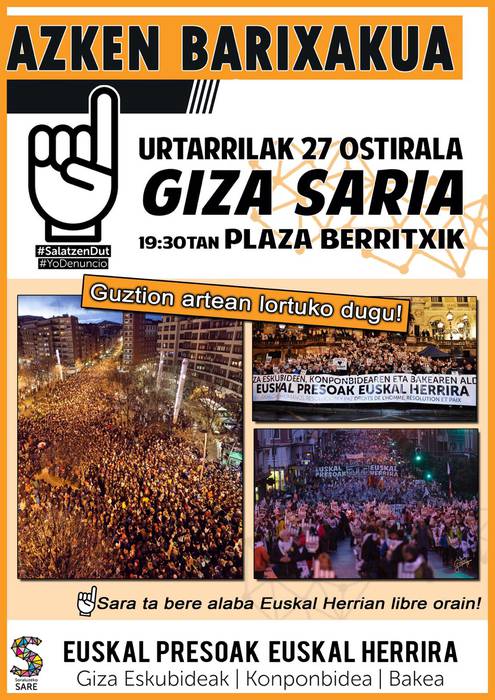 Giza-sarea: presoen giza-eskubideen alde