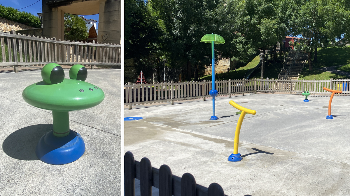 Ur jolas parkean freskatzeko aukera, goizez zein arratsaldez