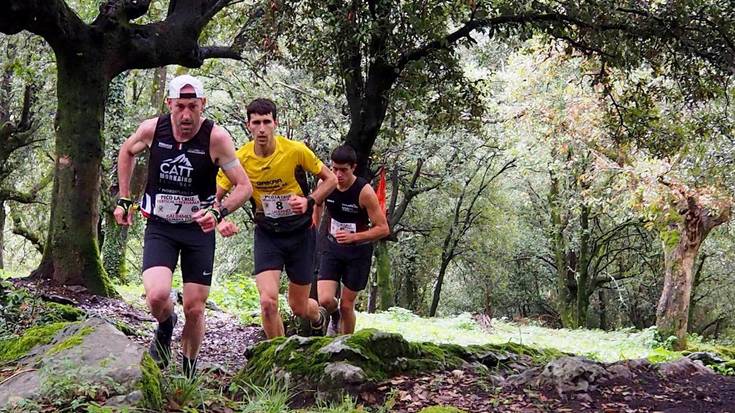 Podiumaren atarian geratu da Iñigo Lariz Kilometro Bertikalen Kopan