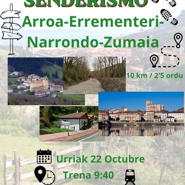Arroa-Errementeri-Narrondo-Zumaia ibilaldia