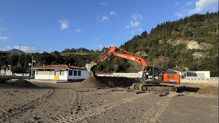 Ondargain taberna babesteko duna artifizial bat eraiki dute