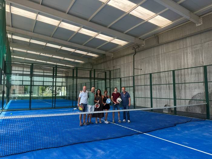 Amaitu dituzte Mintxetako padel pistak berritzeko lanak