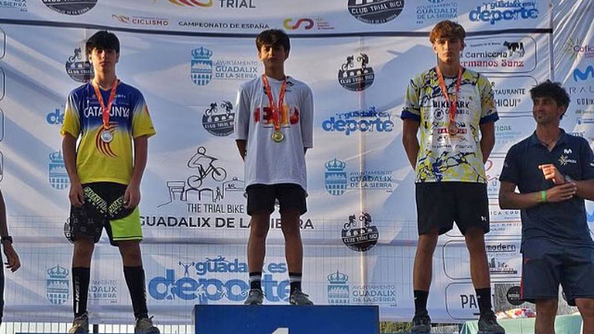 Alvaro Gimenez mendaroarrak irabazi du Espainiako trialsin txapelketa, kadeteetan