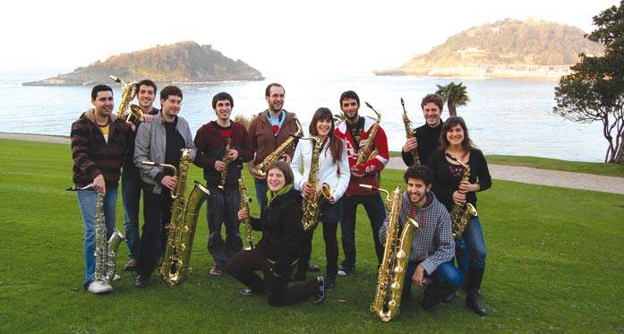Musikeneko saxofoi taldeak kontzertua emango du Herriko Antzokian