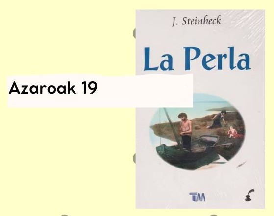 "Entre líneas y emociones" adimen emozionaleko irakurketa kluba: 'La Perla'
