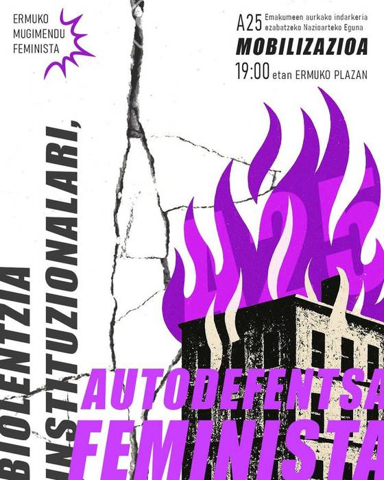 "Biolentzia instituzionalari, autodefentsa feminista!"