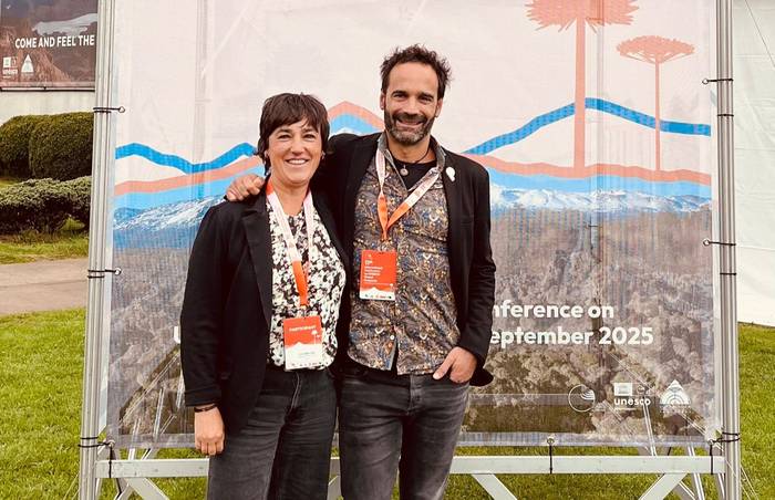Euskal Kostaldeko Geoparkea Txilen egiten ari diren Geoparkeen XI. Nazioarteko Batzarrean parte hartzen ari da