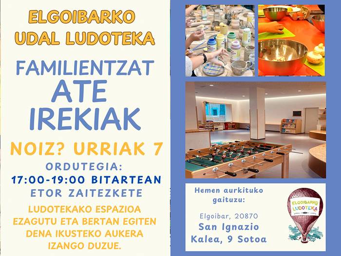 Ate irekiak, Ludotekan