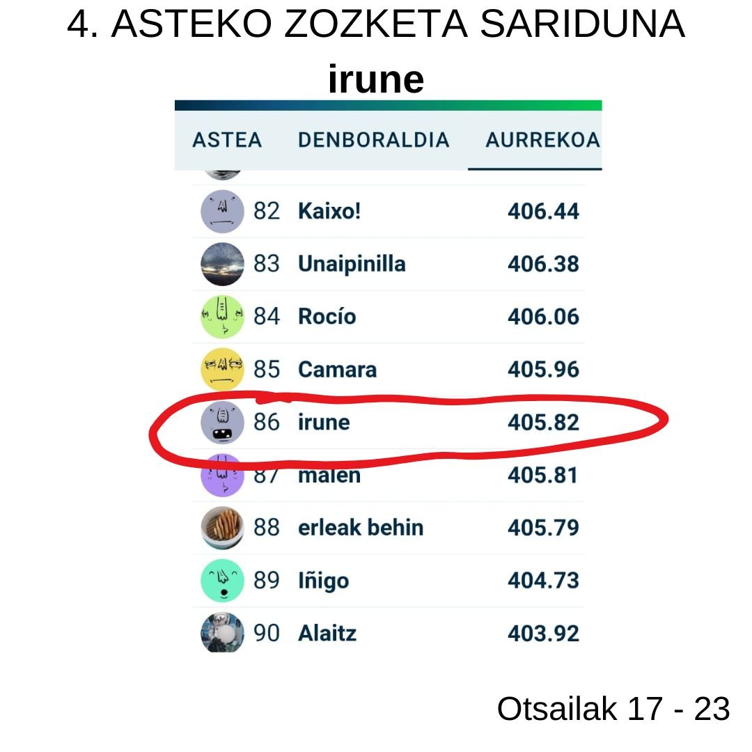 Egunean Behin (17) Ermuan:4. astea