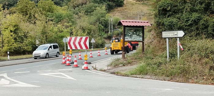 Semaforoak ipiniko dituzte Arriaga industrialdeko sarreran