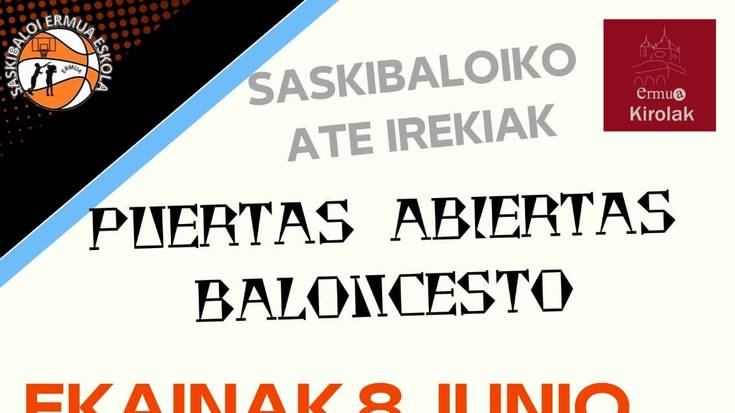 Saskibaloiko ate irekiak: Jokoak, partidak eta bazkaria