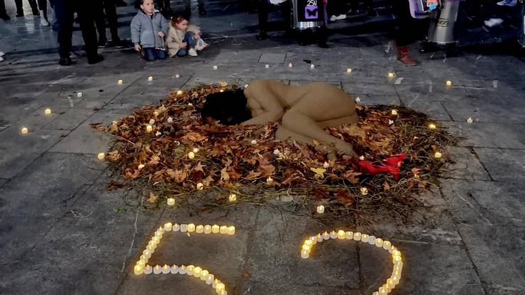 Indarkeria matxistaren kontrako elkarretaratzeak gaur, Elgoibarren eta Mendaron