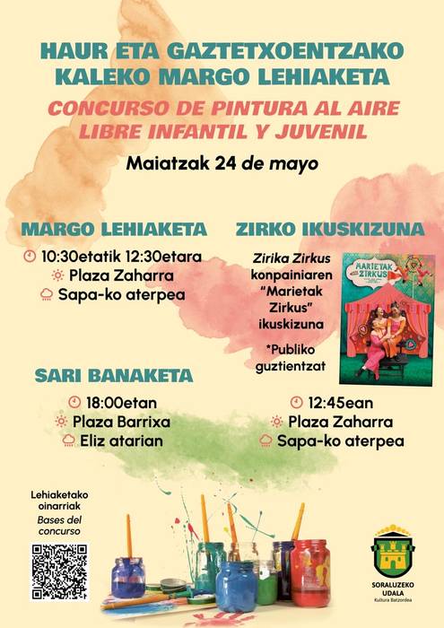 Haur eta gaztetxoentzako kaleko margo lehiaketa