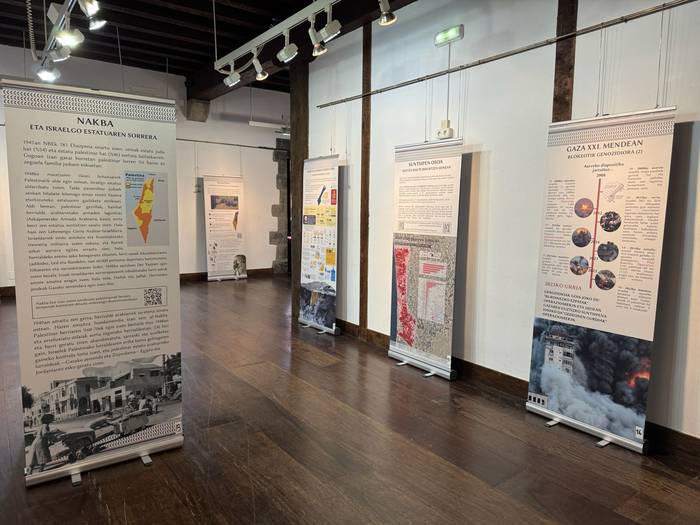 Palestinari buruzko erakusketa zabalduko dute gaur