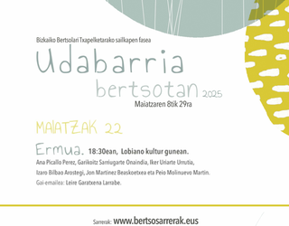 2 SARRERA BIKOITZ Udabarria Bertsotan saiorako