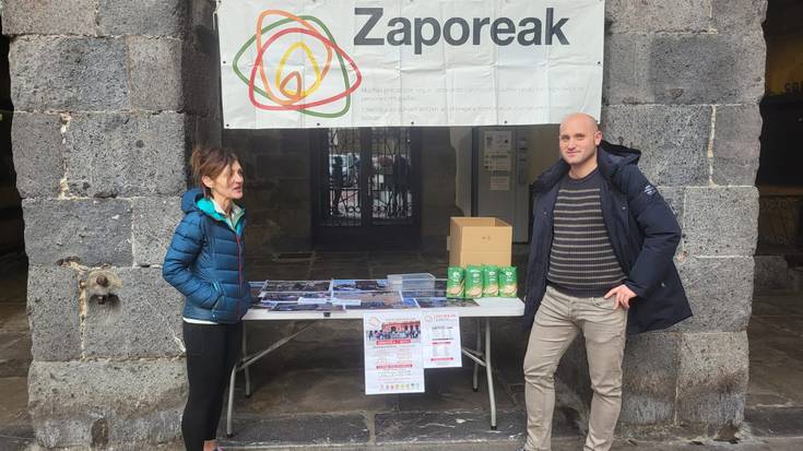 Elikagai bilketa egingo da aste honetan, Zaporeak elkarteak deituta, Lesboseko kanpamenduan dauden asilo-eskatzaileei laguntzeko