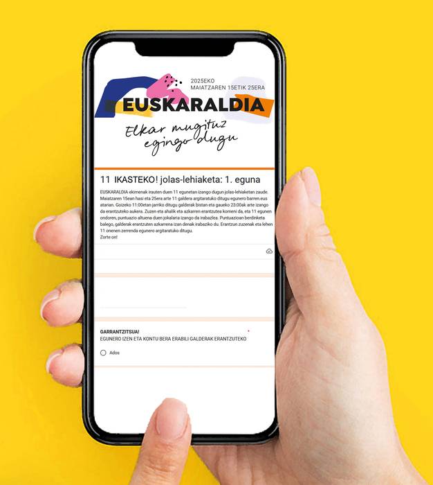 11 ikasteko! jolas lehiaketa antolatu dugu, Euskaraldiaren barruan