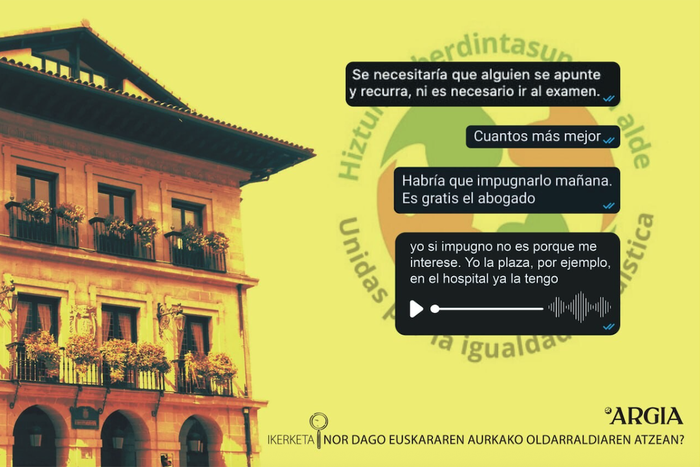 ‘Argia’-k frogatu du "euskararen kontrako talde antolatu batek" egin zuela Errenteriako Udalaren lan deialdiaren kontra