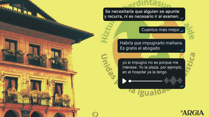 ‘Argia’-k frogatu du "euskararen kontrako talde antolatu batek" egin zuela Errenteriako Udalaren lan deialdiaren kontra